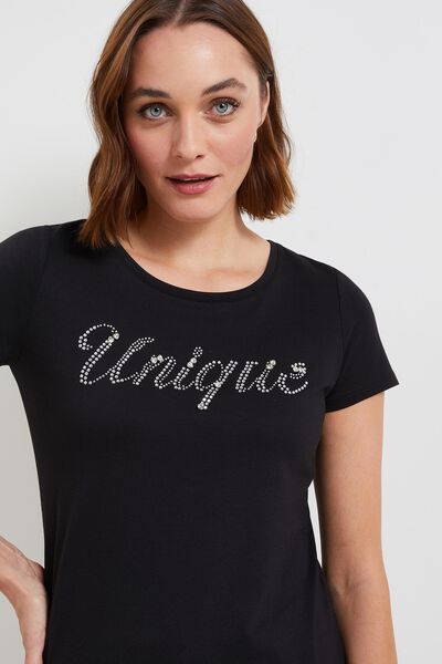 Tshirt strass femme