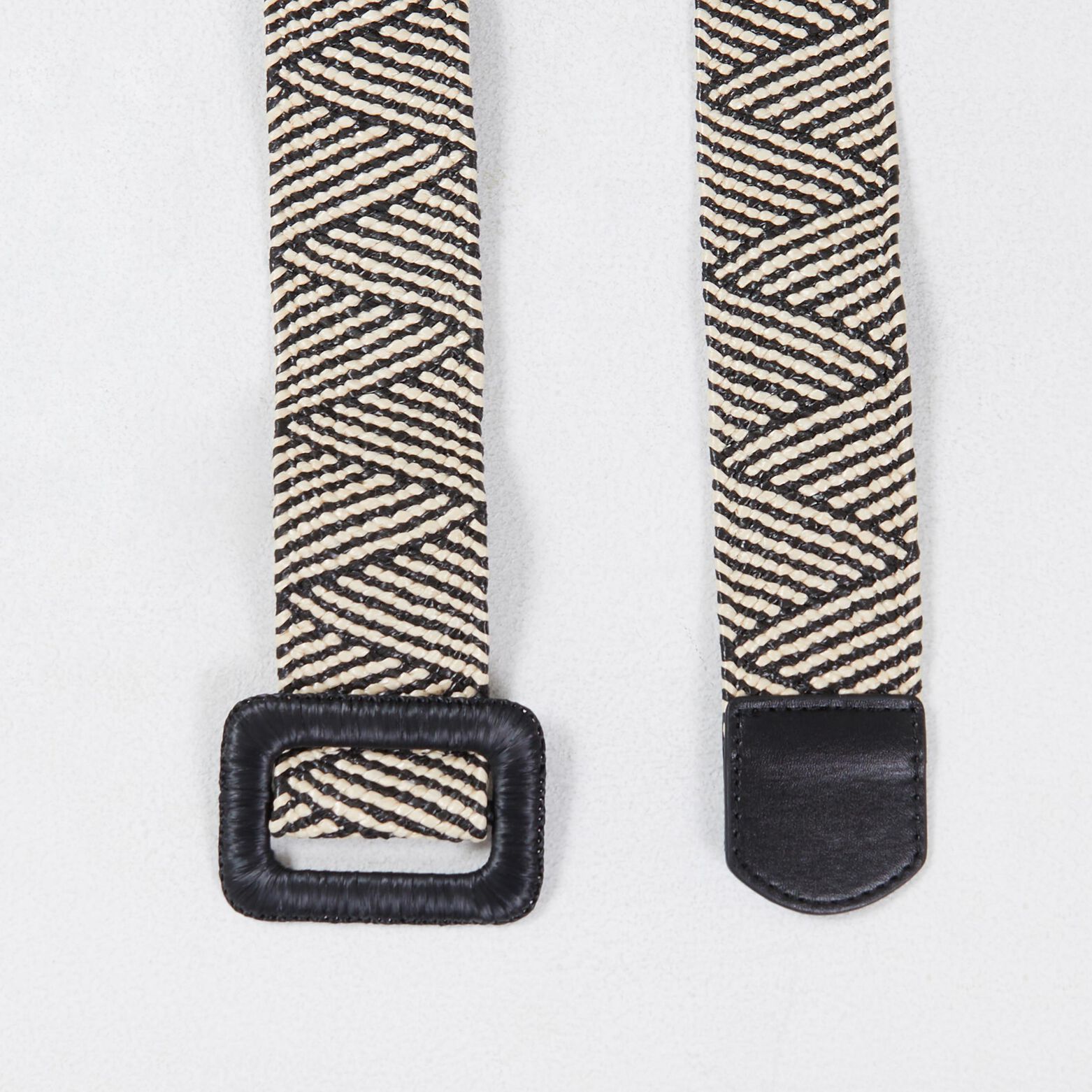 Ceinture large élastiquée femme
