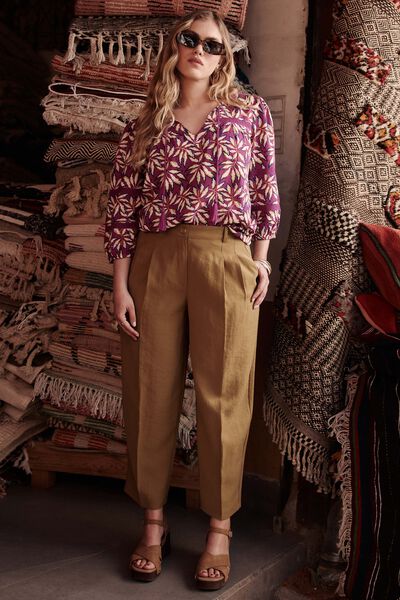 Pantalon ballon fluide femme