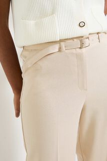 Pantalon large pailleté femme