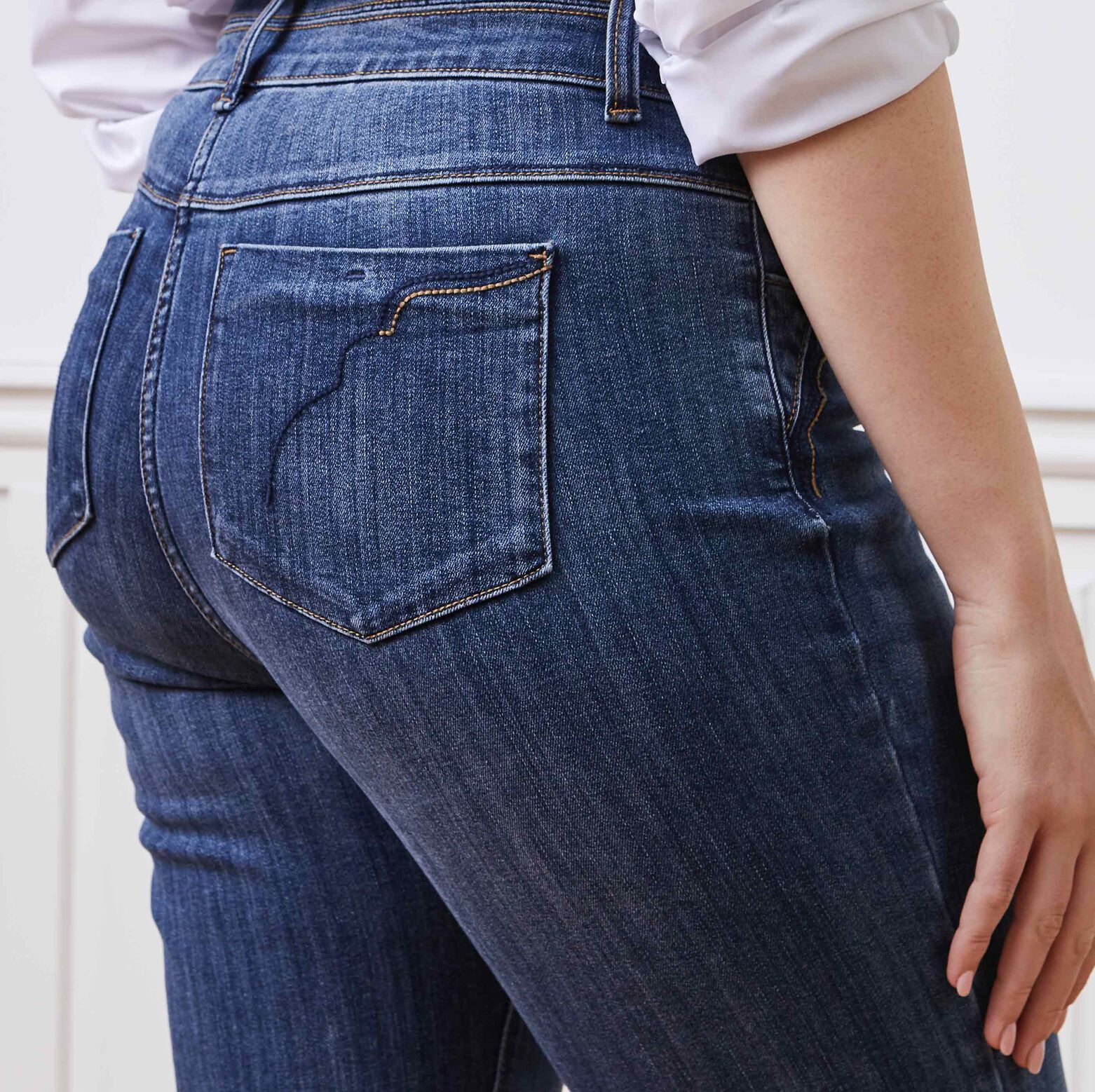Jean droit taille haute ROME femme
