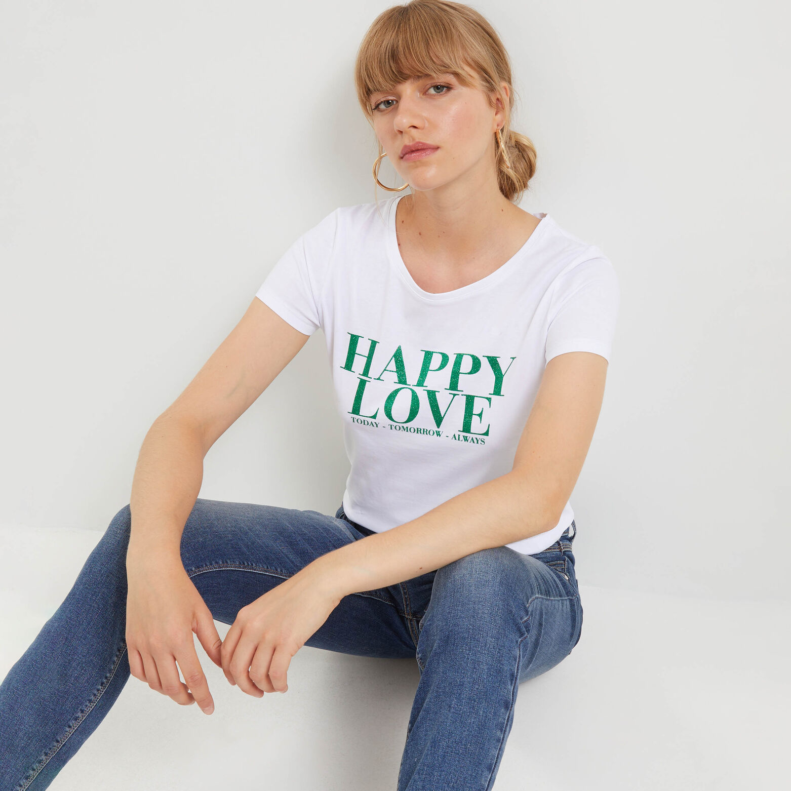 Tshirt message femme