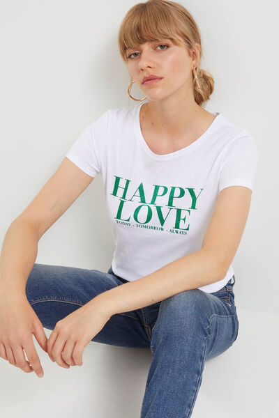Tshirt message femme