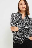 Chemise imprimée femme