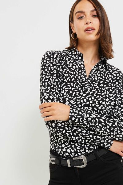 Chemise imprimée femme