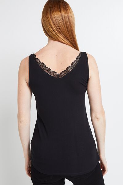 Débardeur col V femme