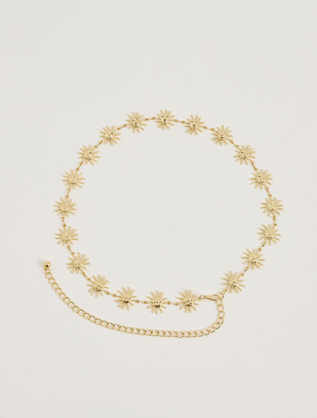 Ceinture cha&icirc;ne soleil femme