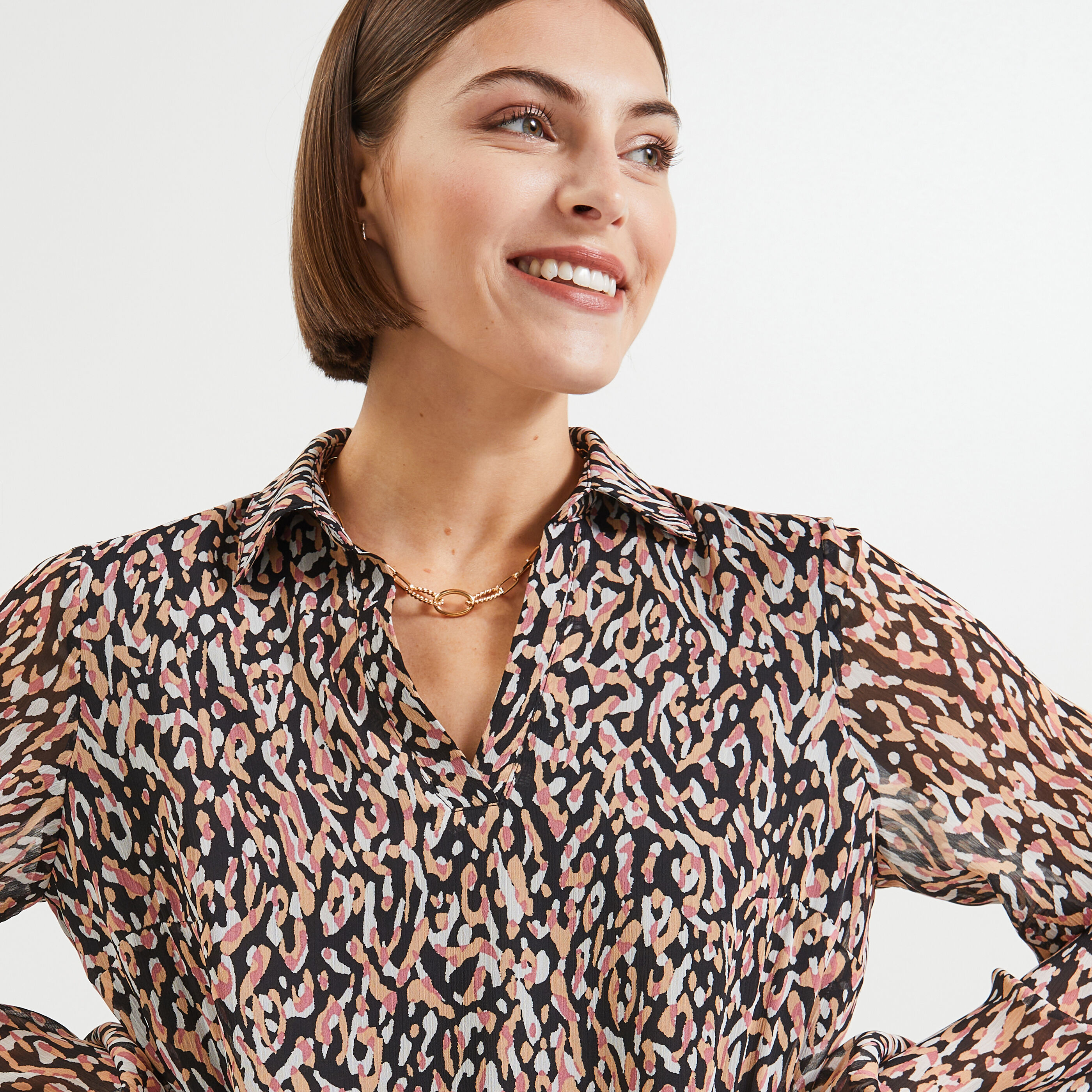 Blouse en voile femme shop