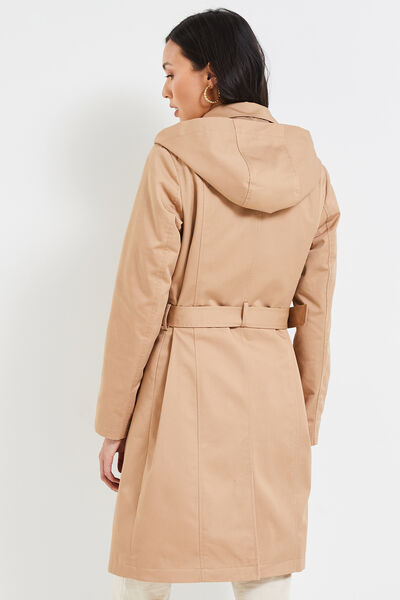 Trench long femme