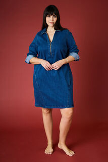 Robe en denim femme