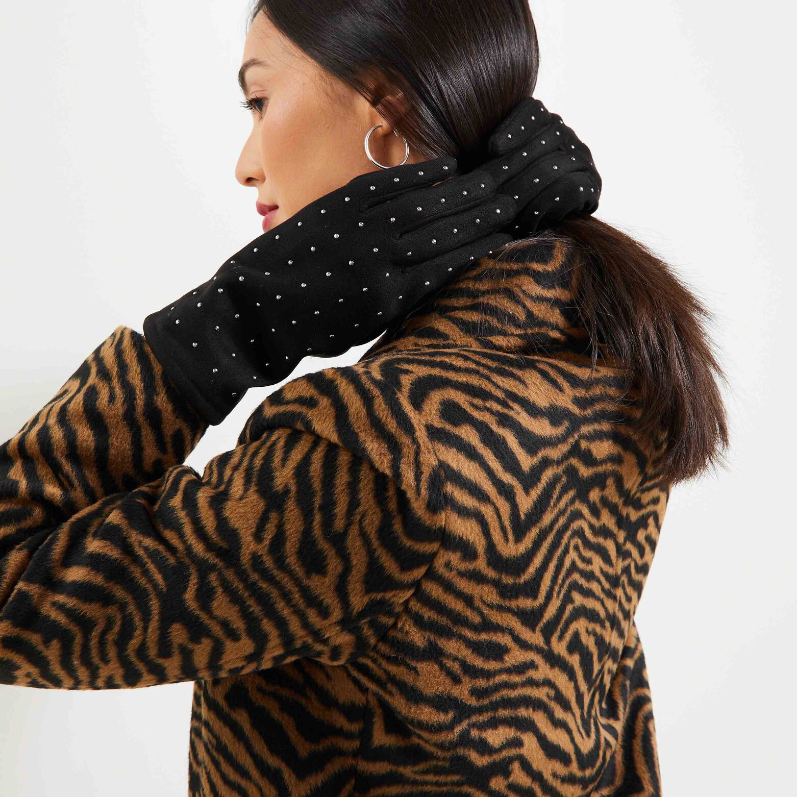 Gant maille femme