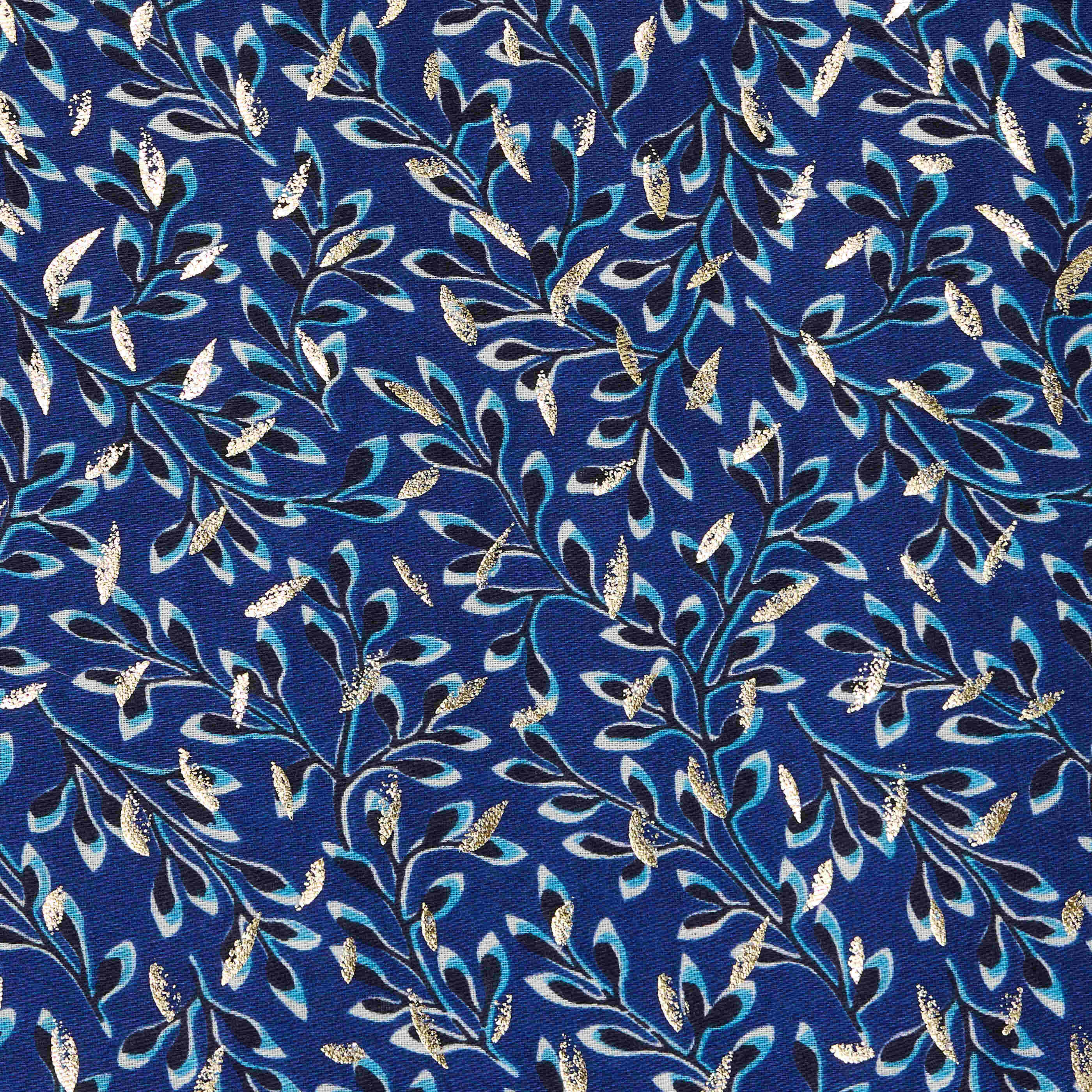 Etole feuilles brillantes femme