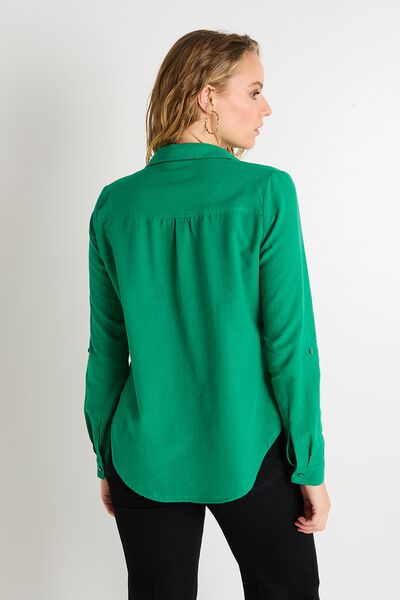 Blouse col chemise femme