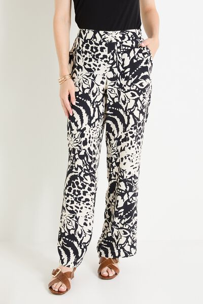 Pantalon élastique femme
