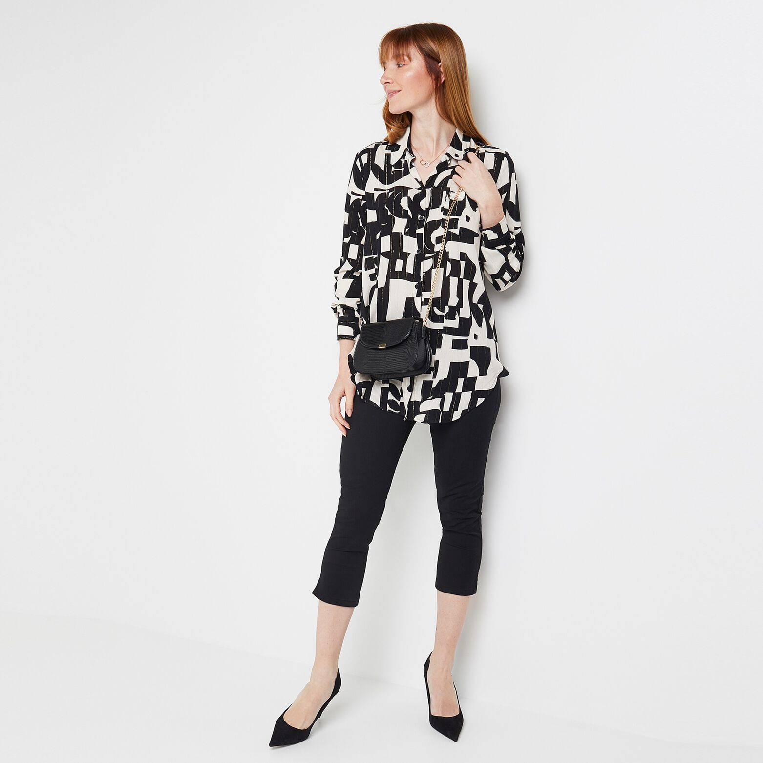 Chemise imprimée femme