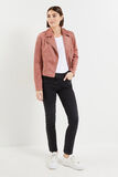 Blouson suedine femme
