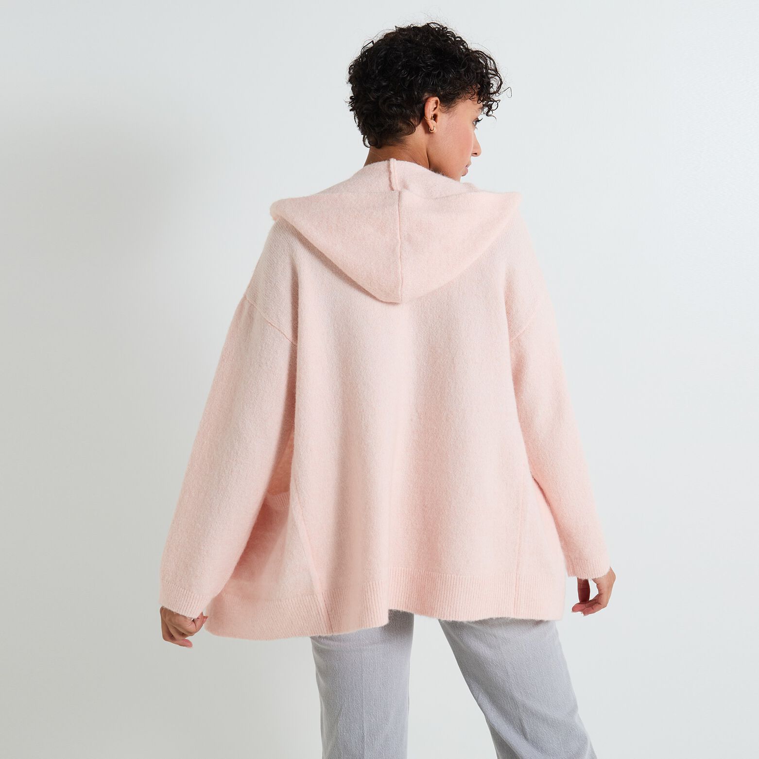 Gilet mi-long femme