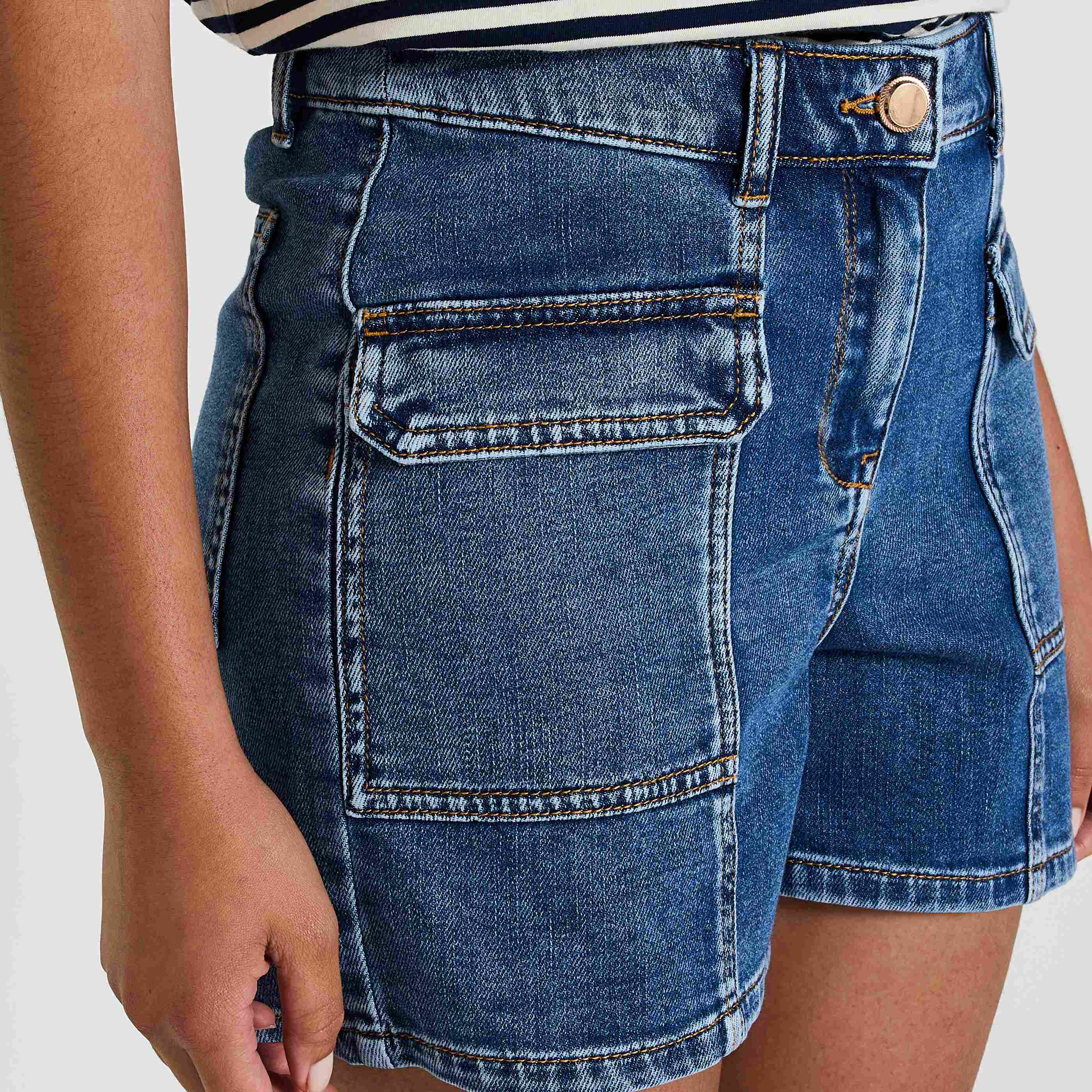Short en jean femme