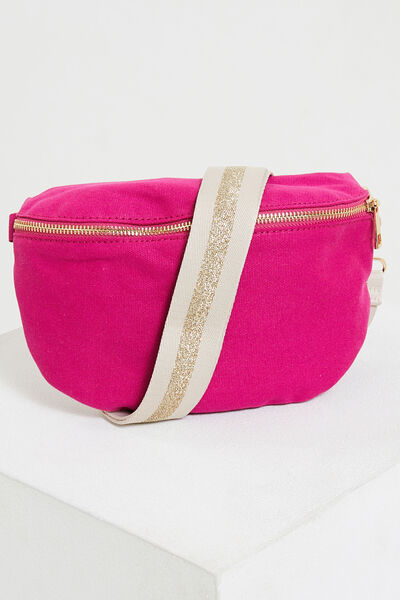 Sac banane en toile femme