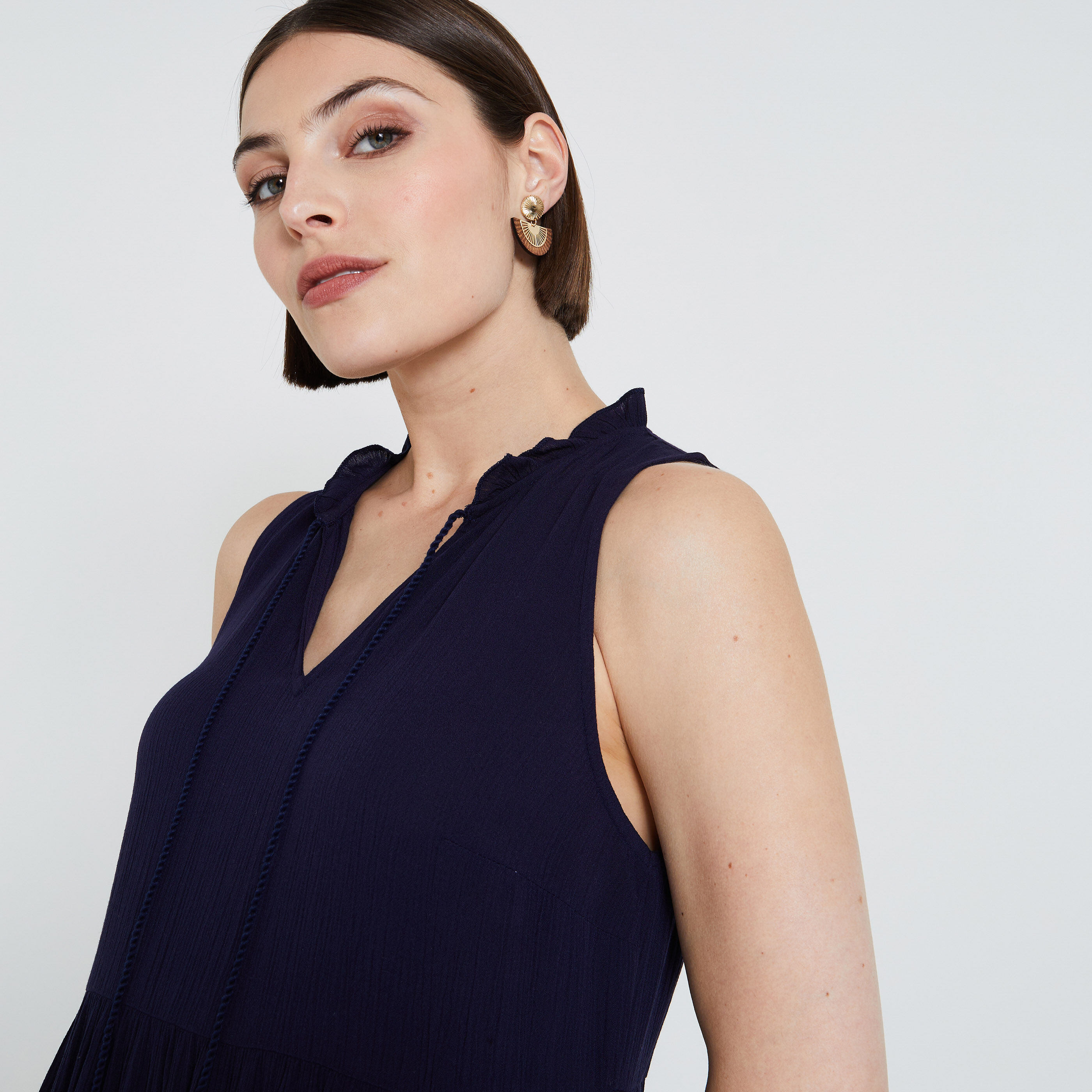 Robe sans manches femme