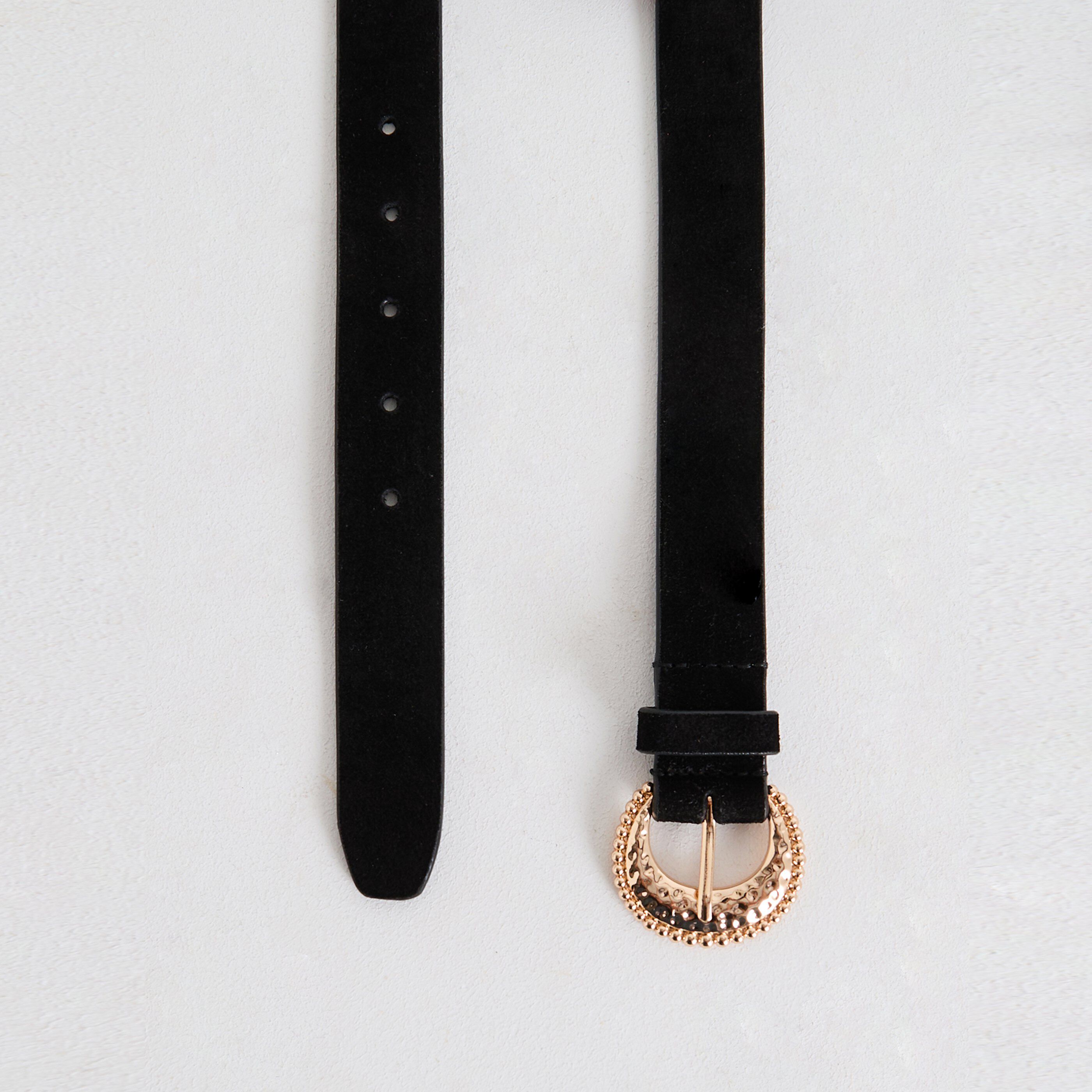 Ceinture cro&ucirc;te de cuir femme