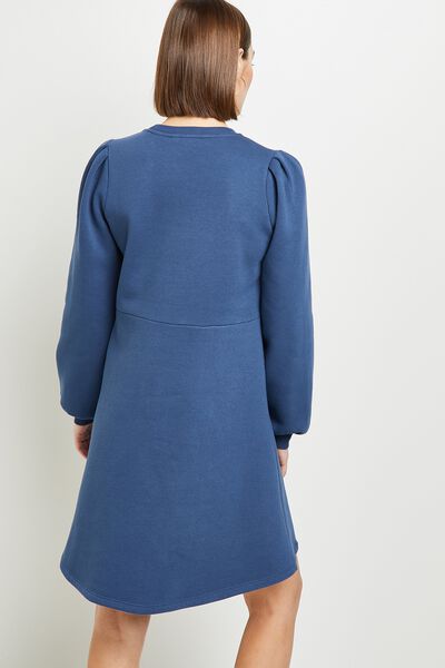 Robe manches bouffantes femme