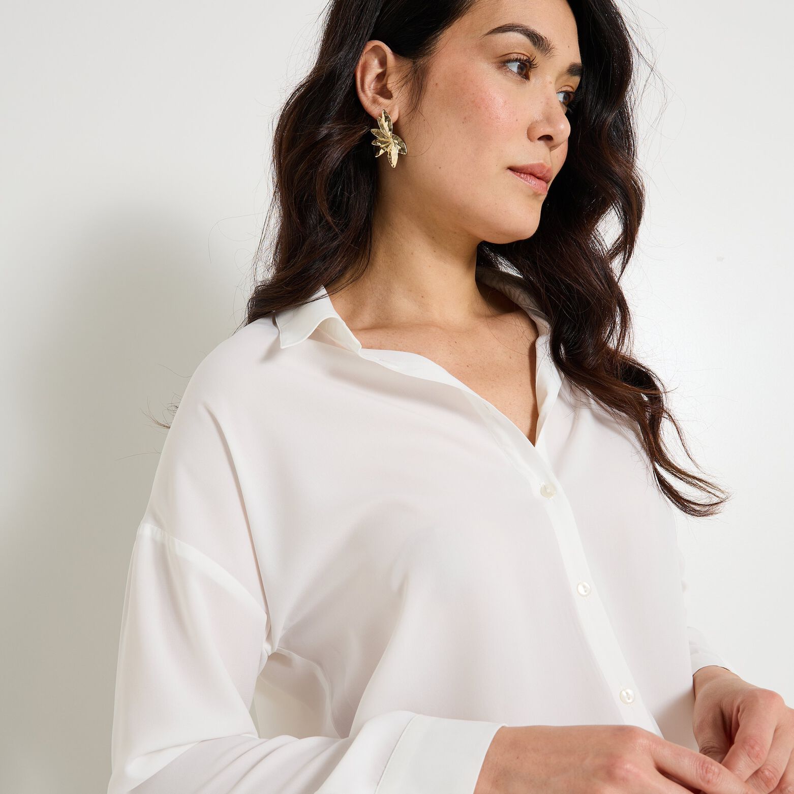 Chemise unie femme