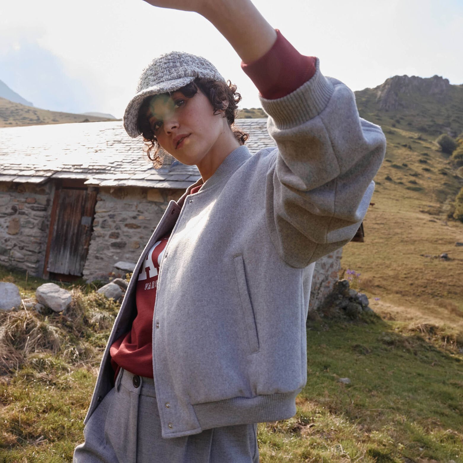 Bombers col Mao femme