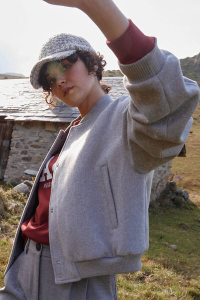 Bombers col Mao femme