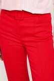 Pantalon flare rouge femme