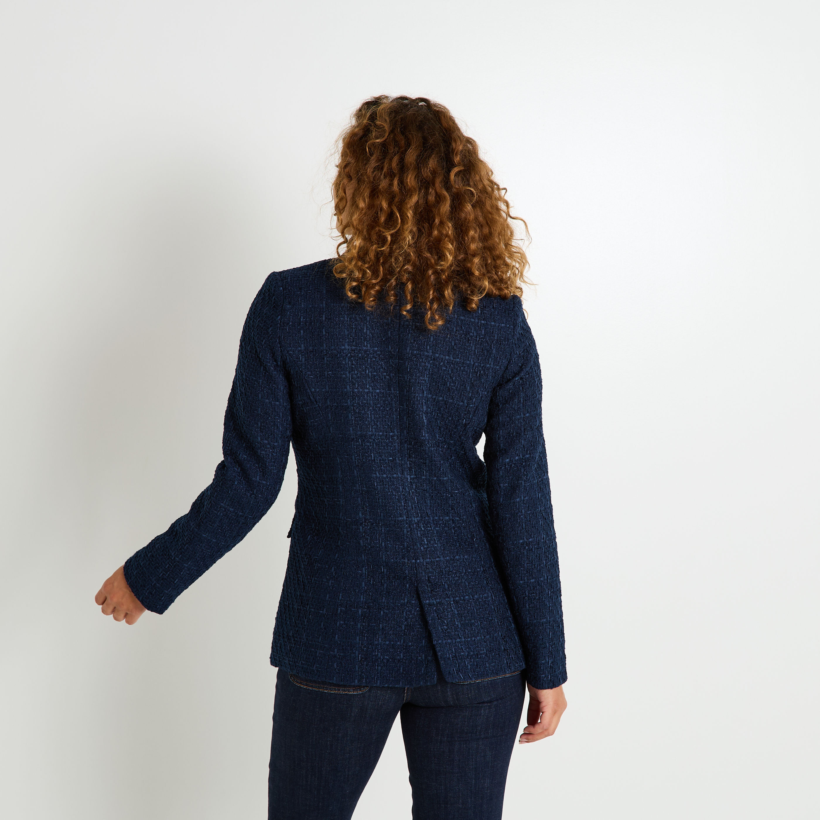 Blazer en tweed femme