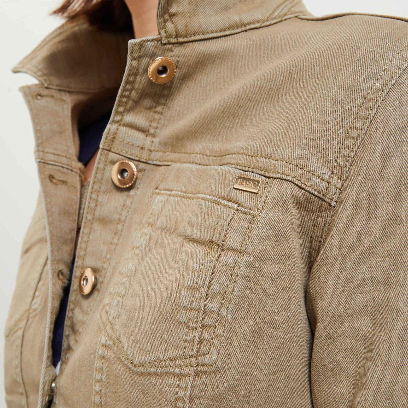 Veste en jean femme