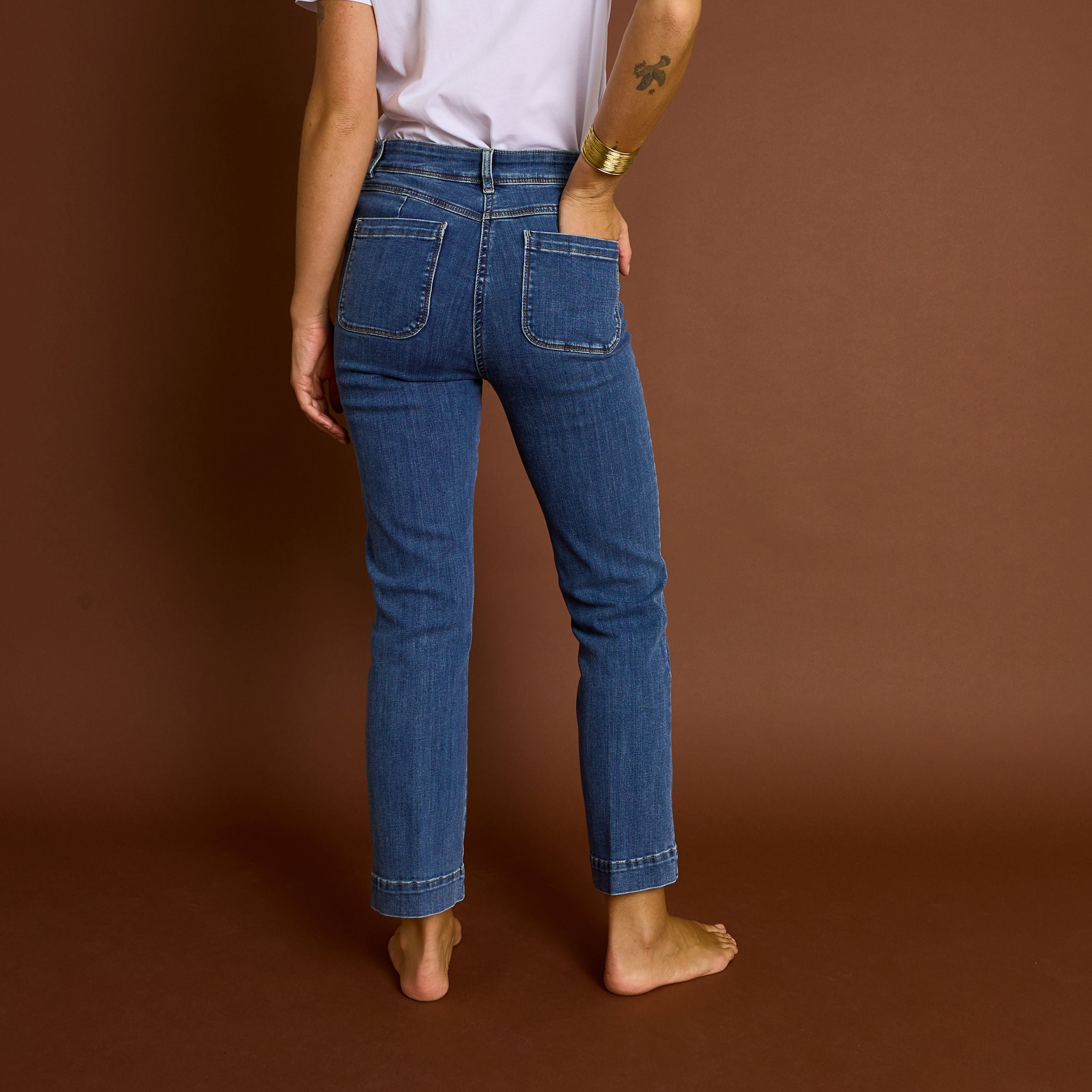 Jean raccourci bootcut TROPEZ RB02 femme