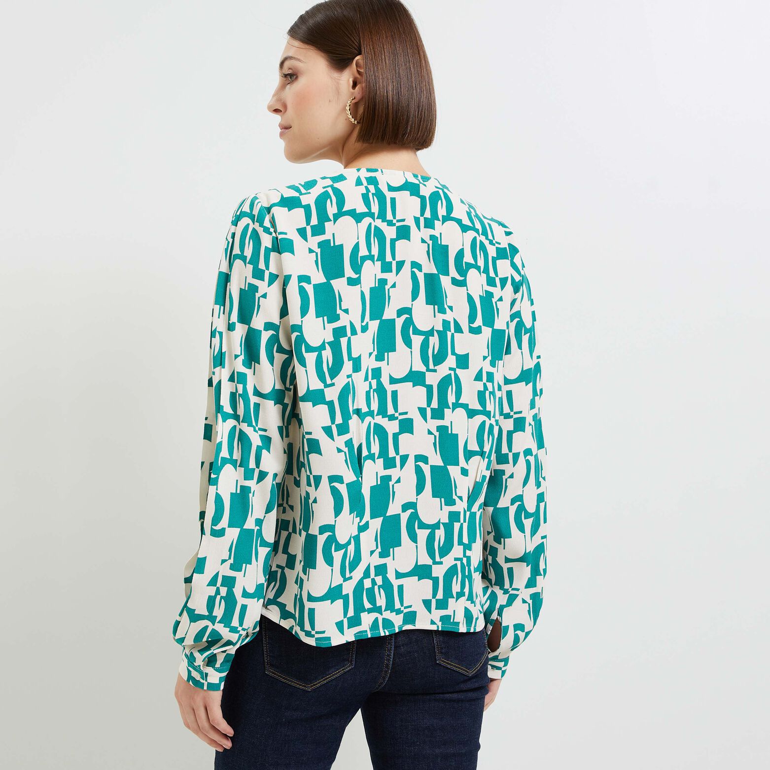 Blouse imprimée femme
