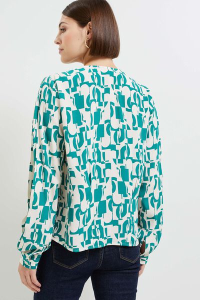 Blouse imprimée femme