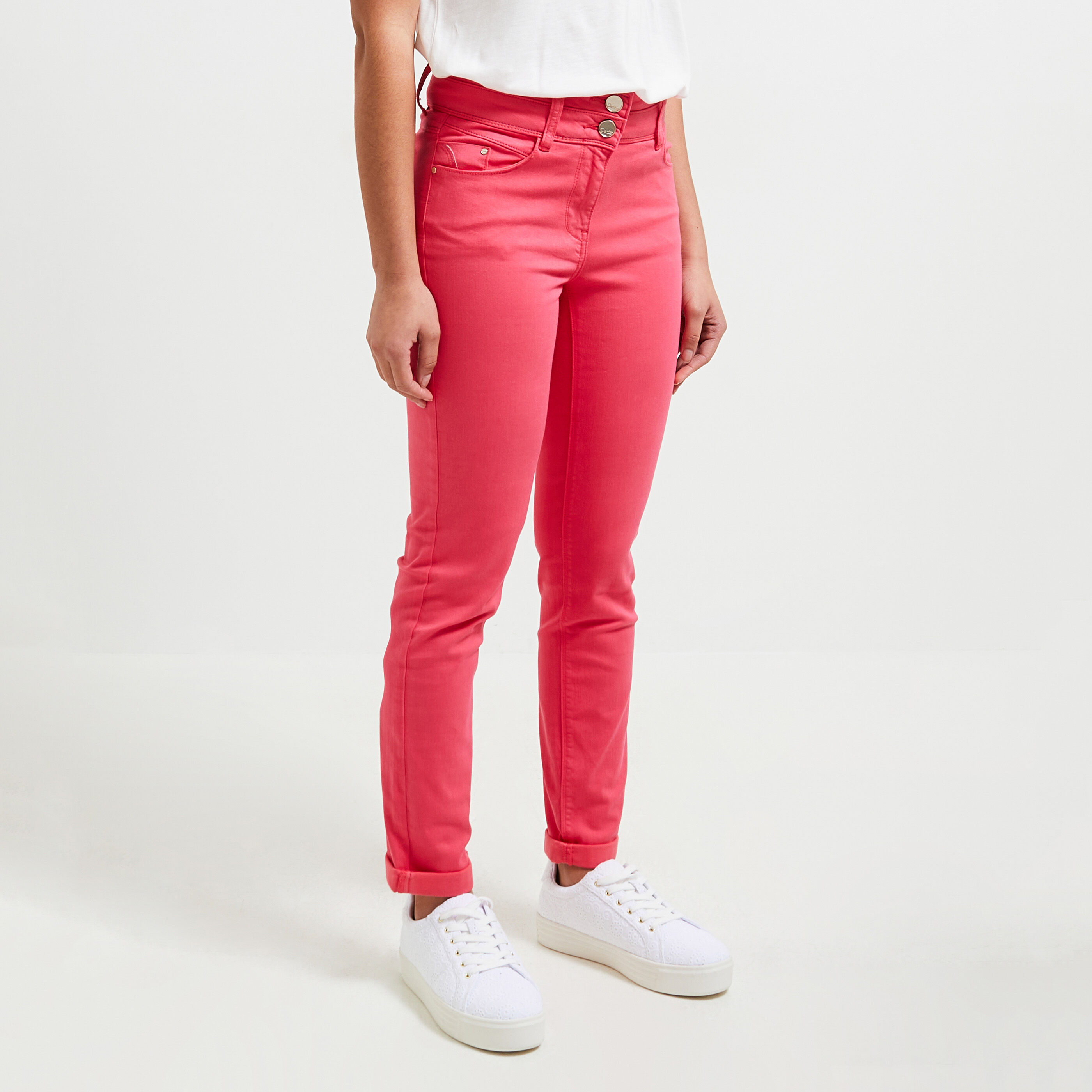 Jean slim taille haute FIGARI femme