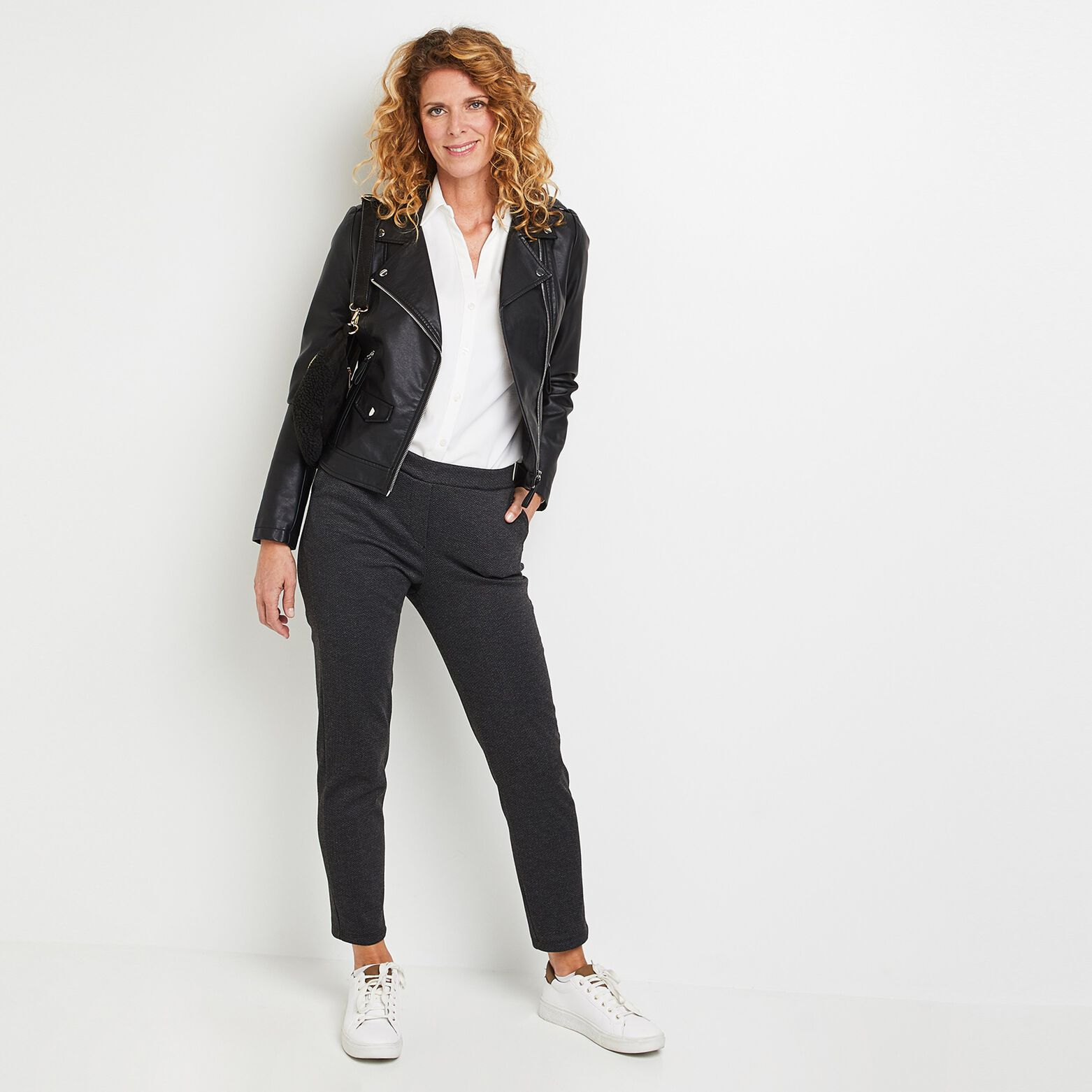 Pantalon en maille femme