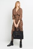 Robe mi longue imprimée femme
