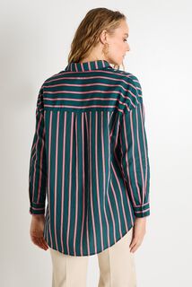 Chemise à rayures femme