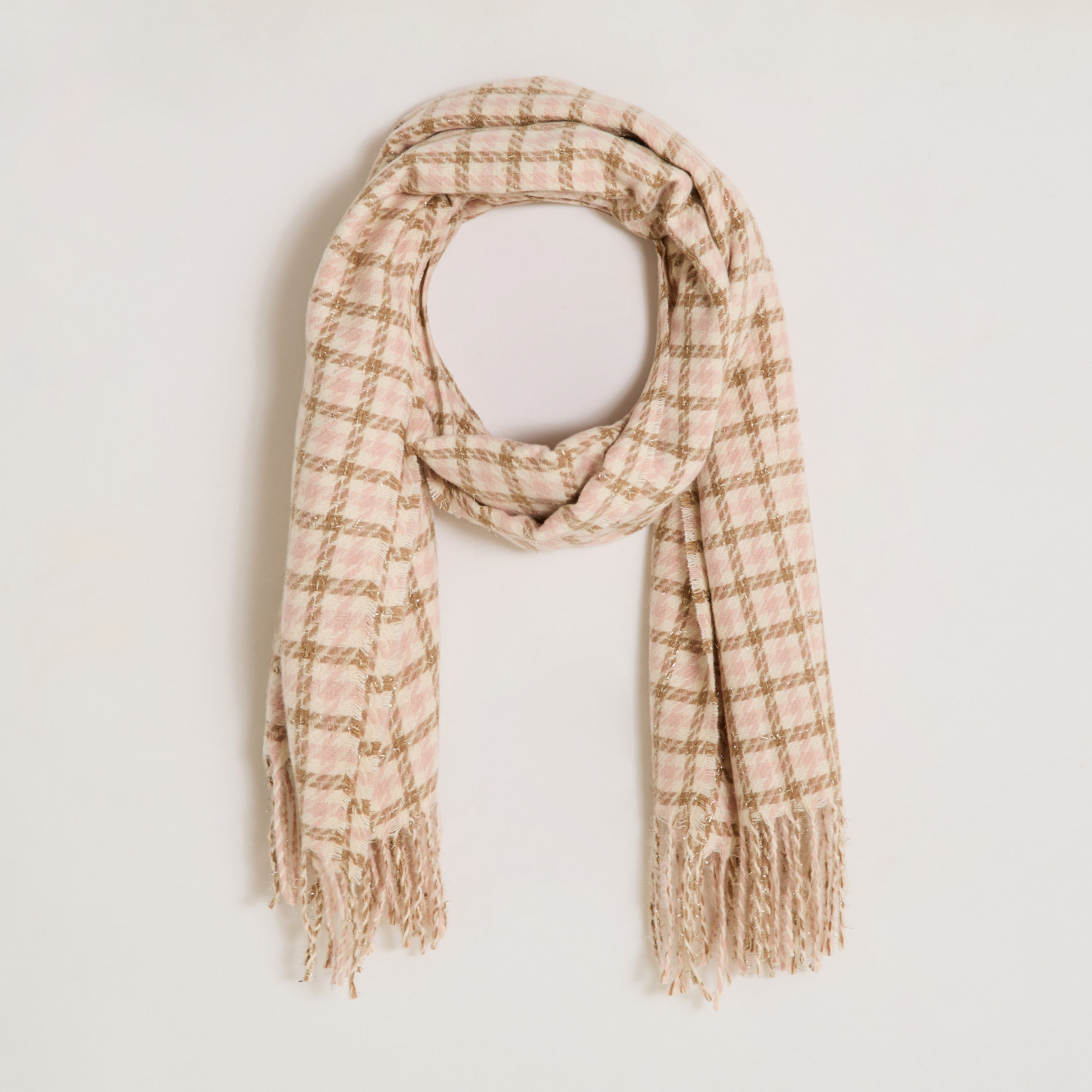 &Eacute;charpe motif carreaux femme