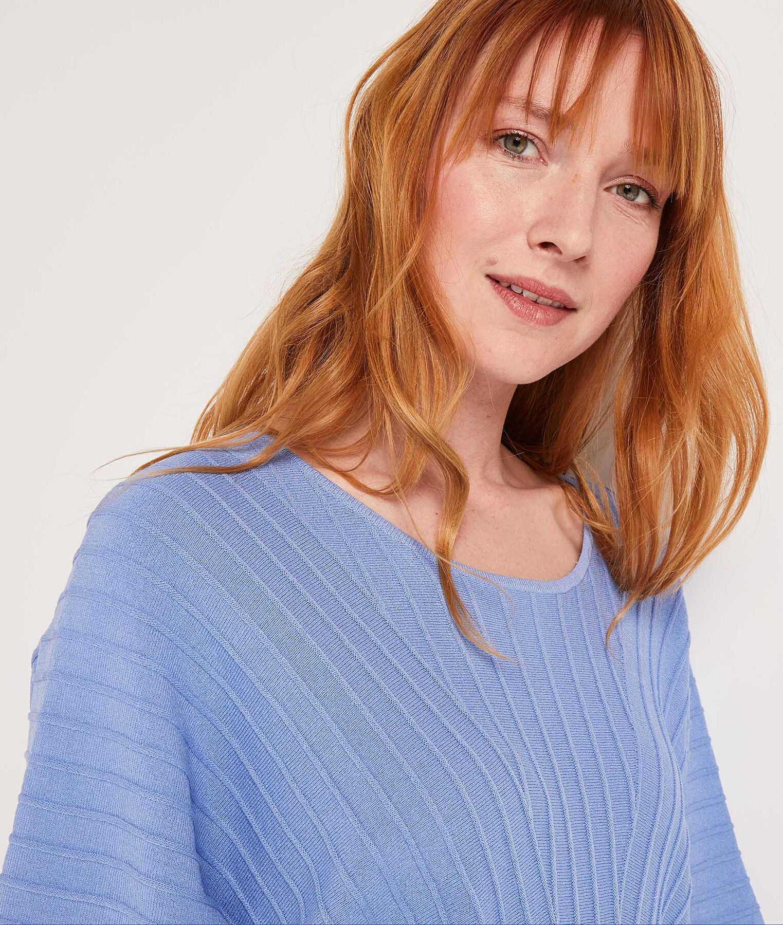 Pull manches courtes femme