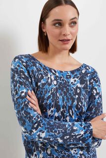 Pull imprimé 2 en 1 femme
