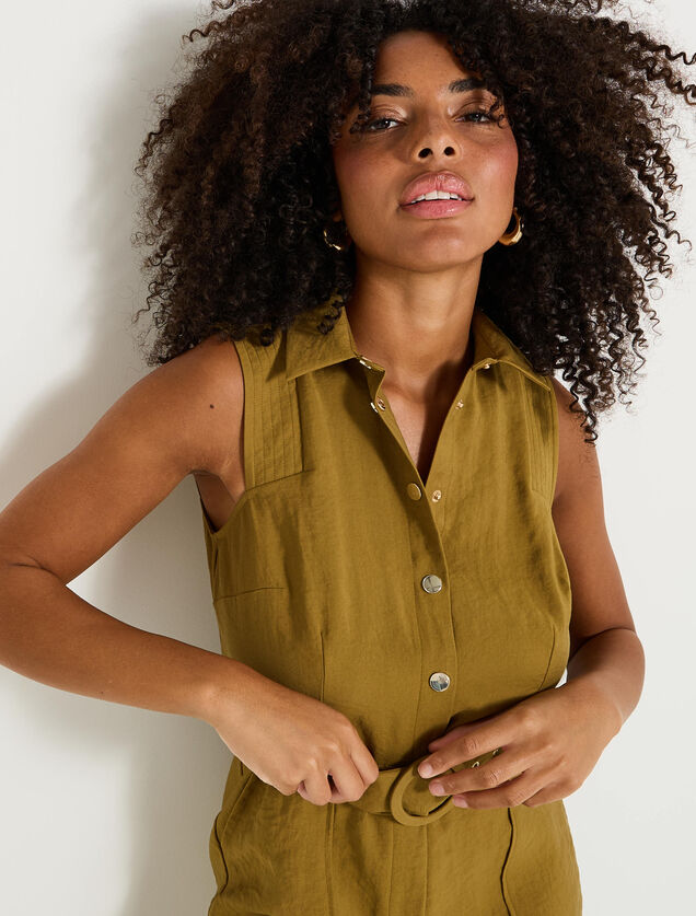 Combinaison sans manches femme