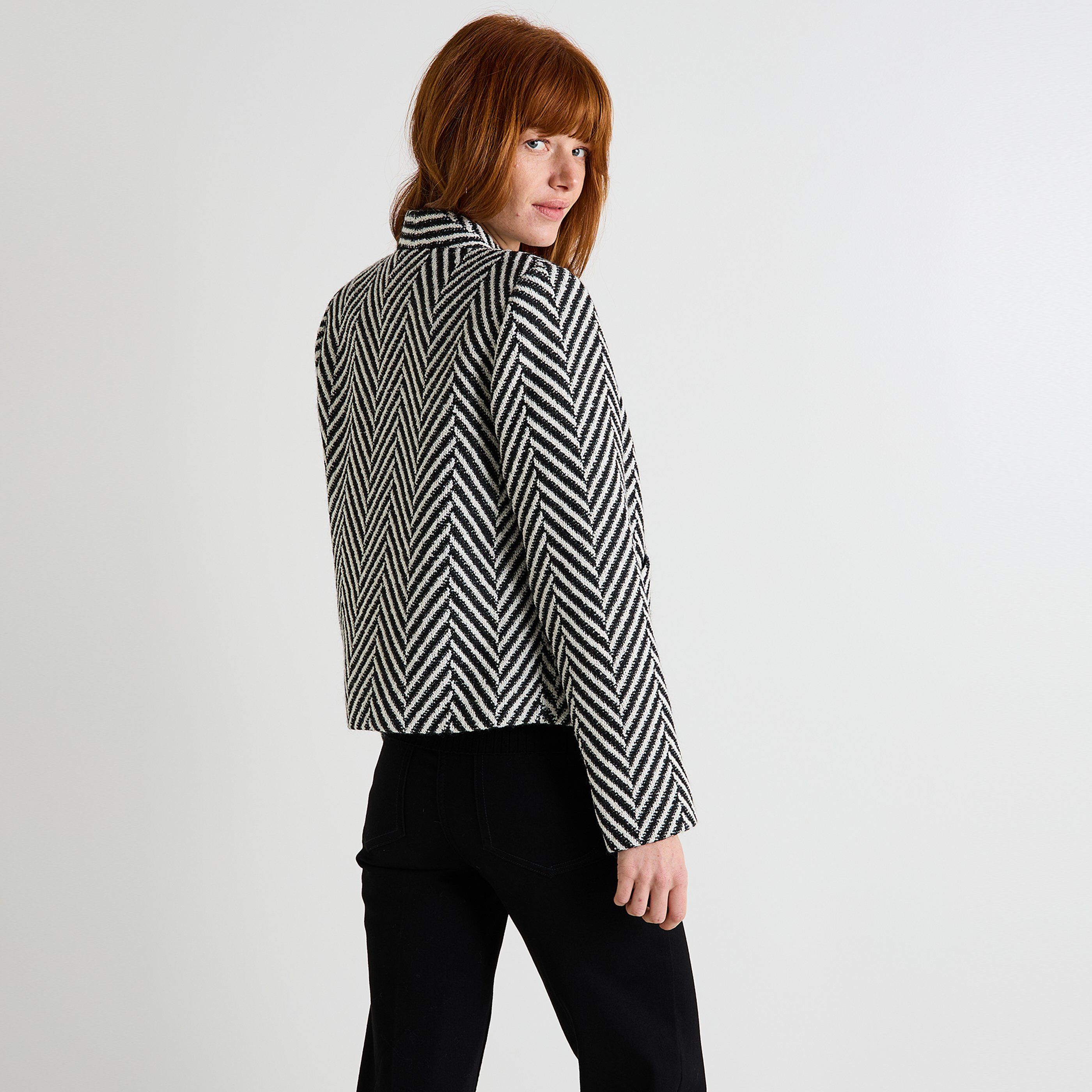 Blazer zipp&eacute; femme