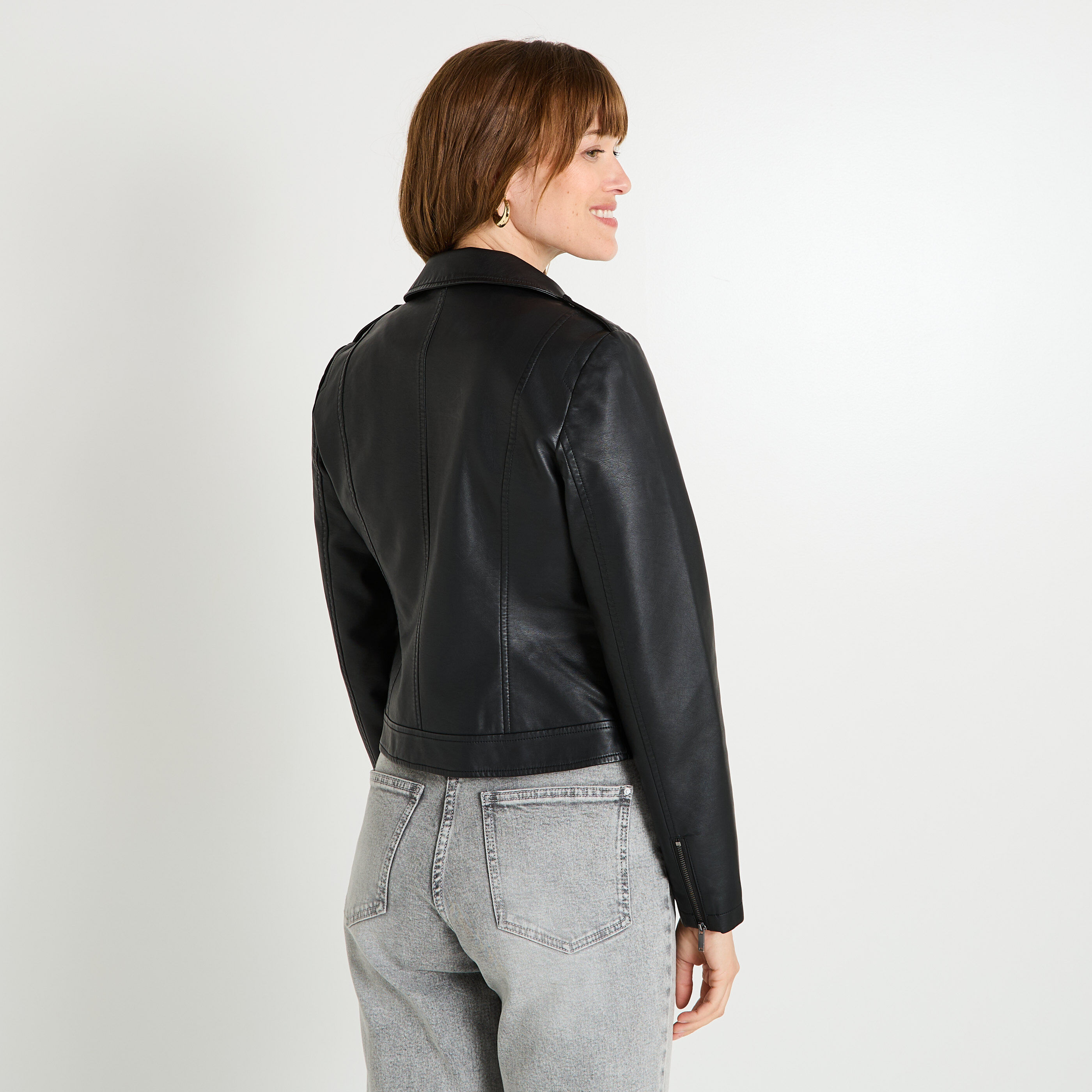 Veste en simili femme