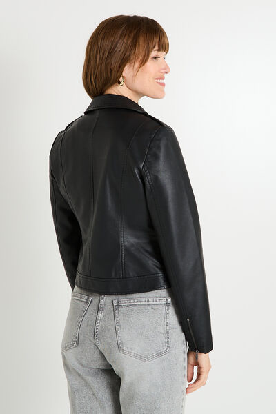 Perfecto en simili cuir femme