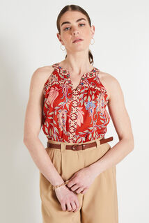 Top imprimé femme
