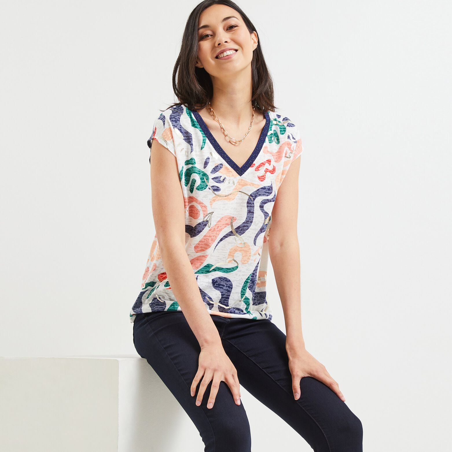 Tshirt imprimé femme