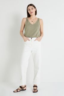 Débardeur col V femme