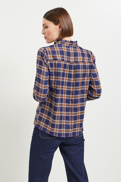 Chemise à carreaux femme